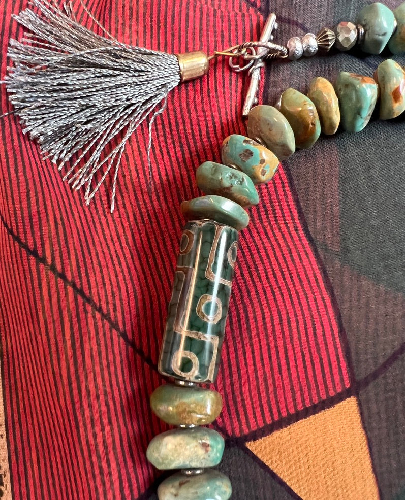 ROUGH & REFINED TURQUOISE NECKLACE
