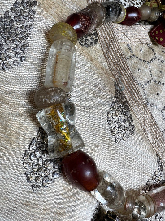 AFGHAN SEA GLASS NECKLACE