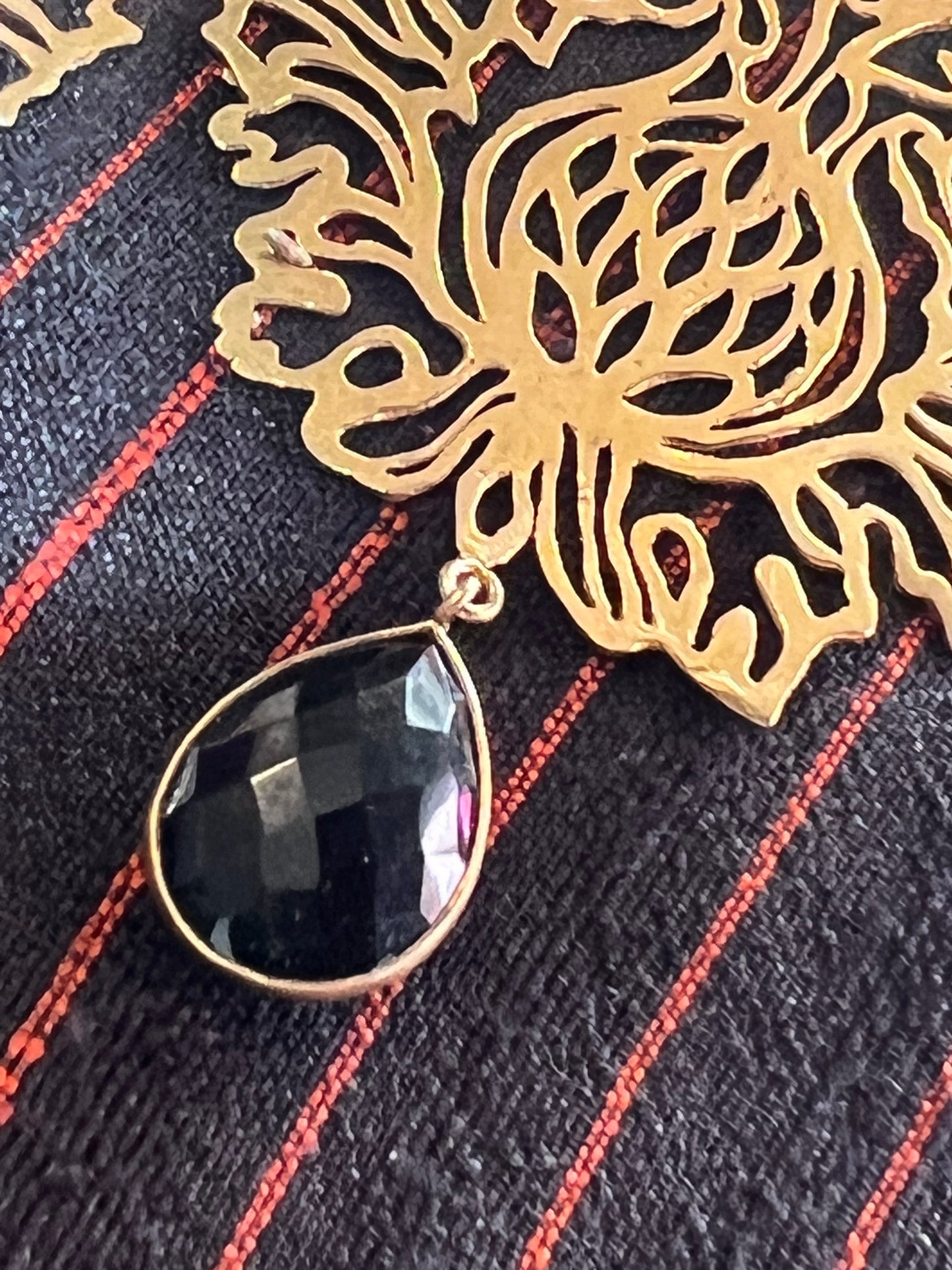 FLORENTINE LACE SPINEL EARRINGS