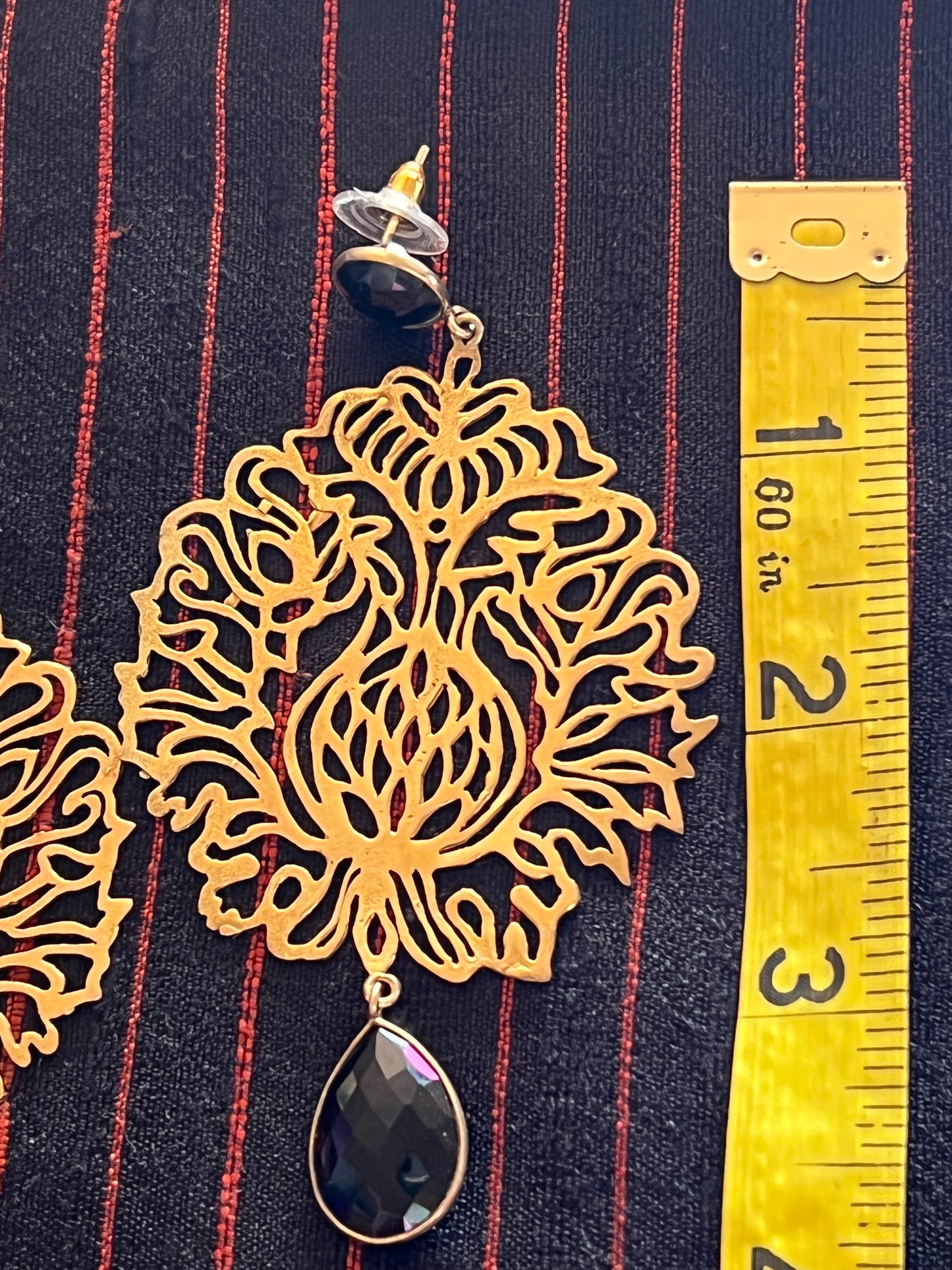 FLORENTINE LACE SPINEL EARRINGS