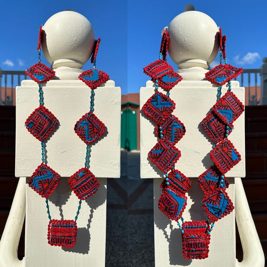 COLORFUL CROCHET PATCH NECKLACES