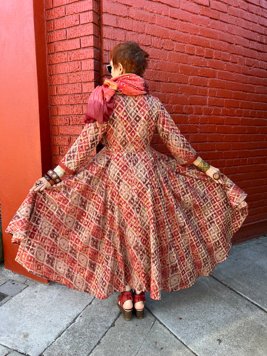 AZEEZA COAT DRESS DIVINE DESERT ROSE