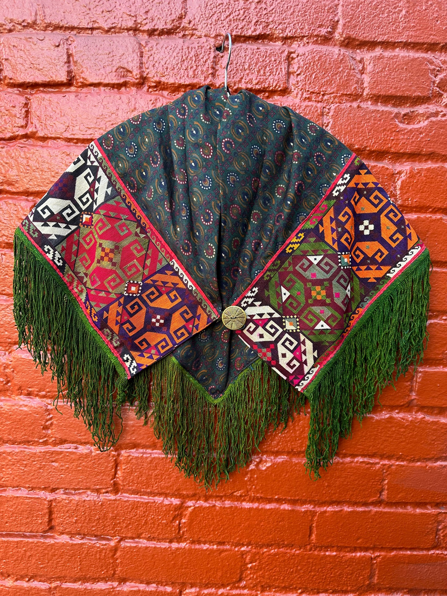 UZBEK LAKAI NEEDLEPOINT FRINGE 'WEAR-WITH-ALL'