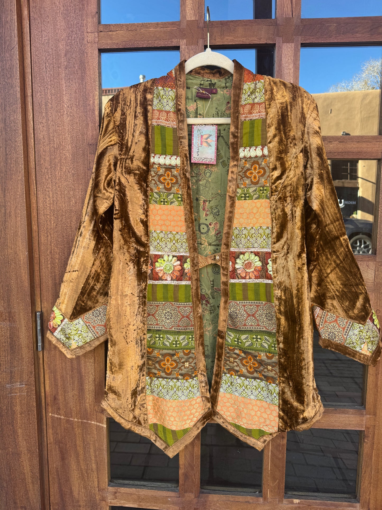 AUTUMN CRUSHED VELVET BLAZER