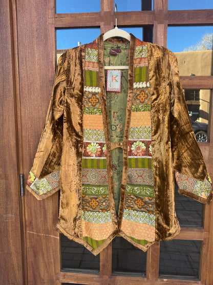 AUTUMN CRUSHED VELVET BLAZER