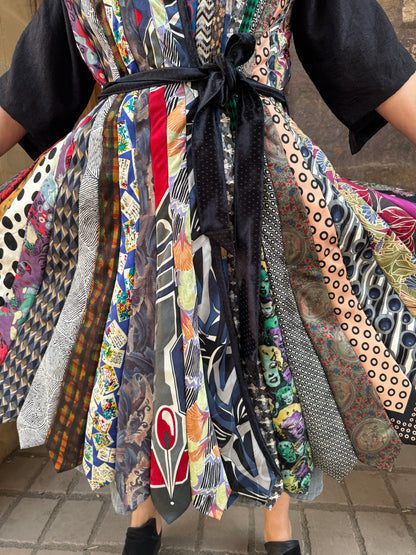 SILK TIE VEST