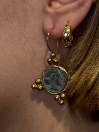 ROMÁN COÍN EARRINGS