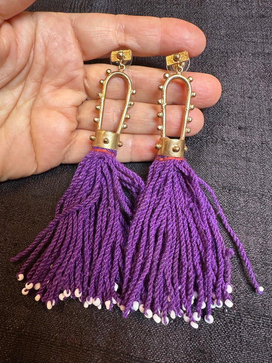 PRINCELY PURPLE KADIYÖY EARRINGS