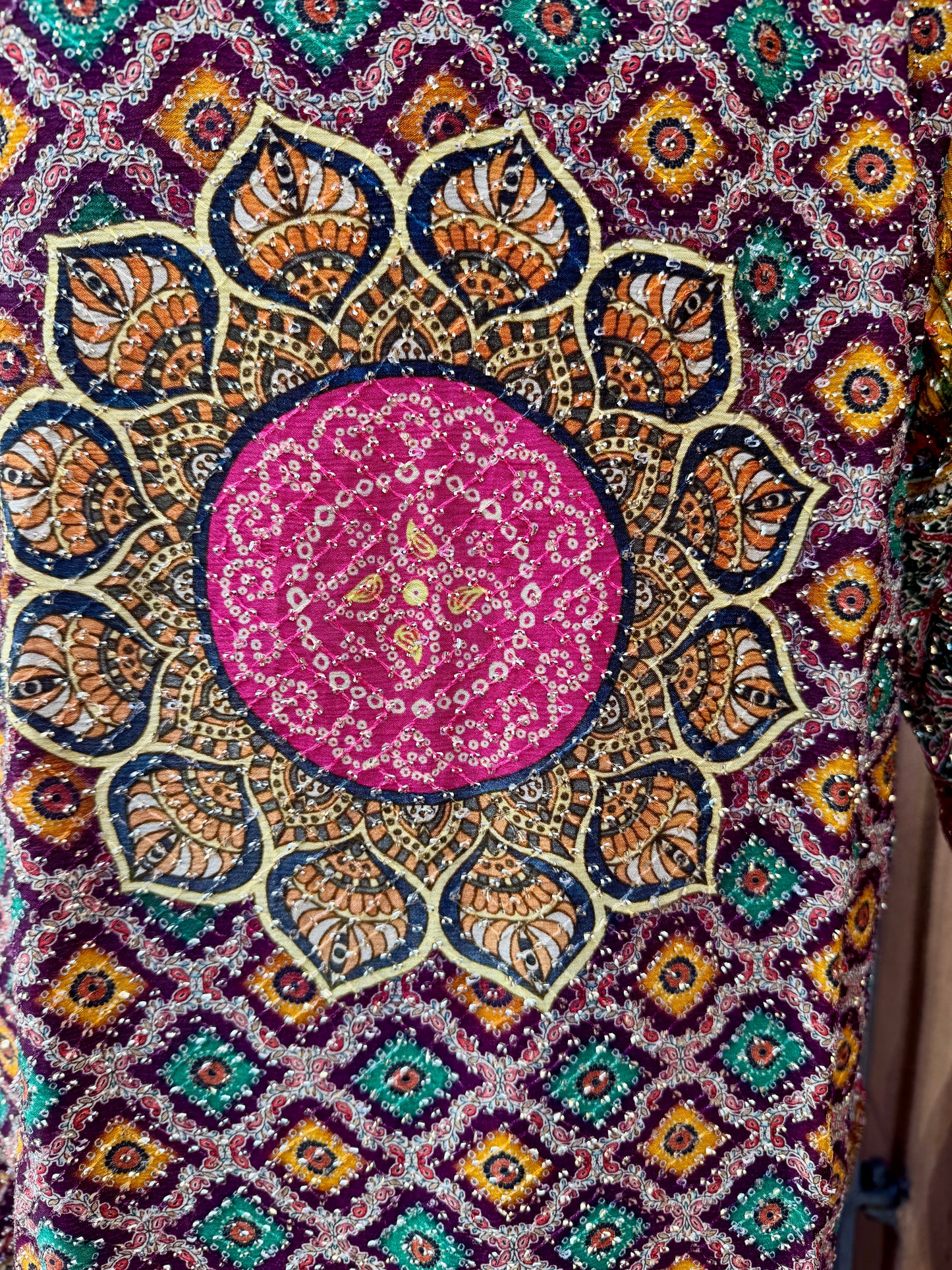 MICRO BLING SWING JACKET