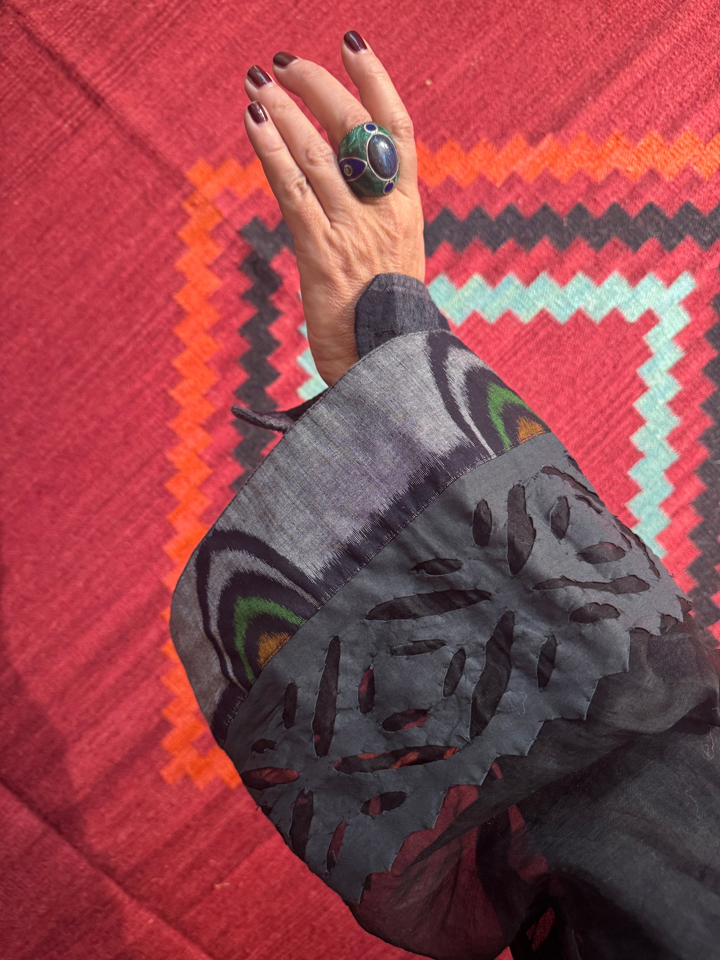 ORGANZA APPLIQUÉ KIMONO