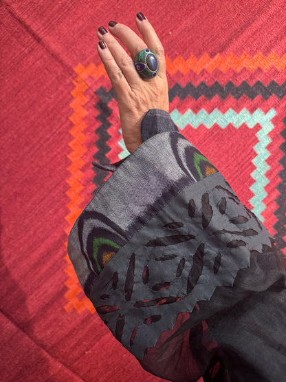 ORGANZA APPLIQUÉ KIMONO