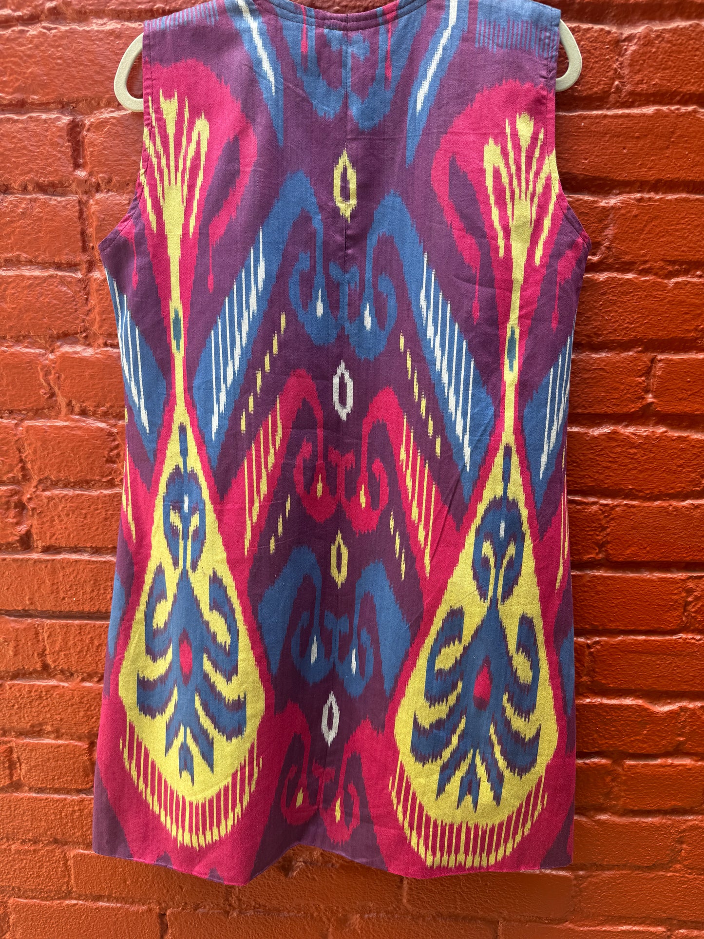 COTTON CARNIVAL IKAT VEST