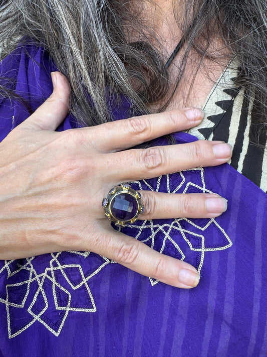 AWESOME AMETHYST RING