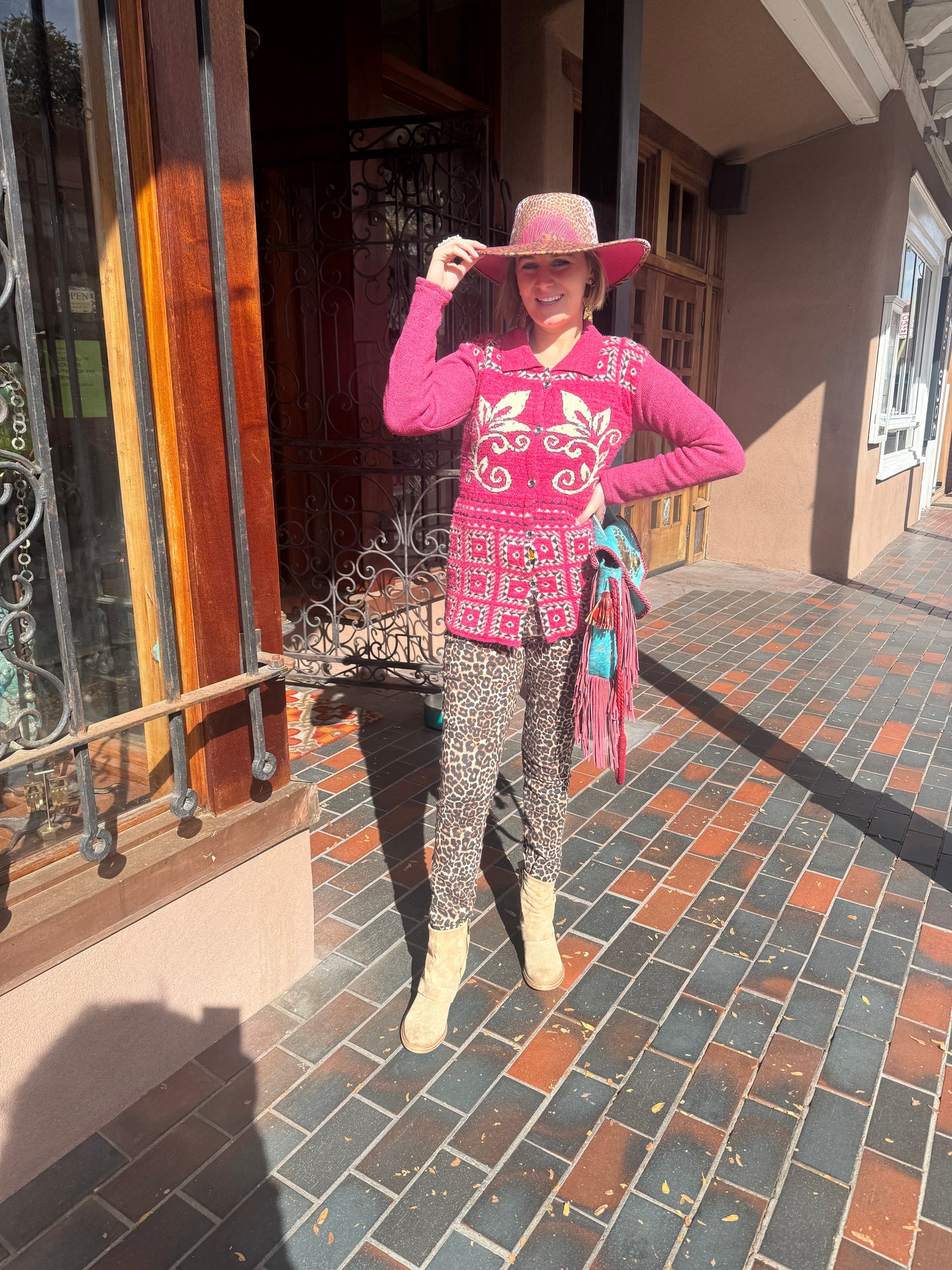 PINK PARTY SWEATER JACKET