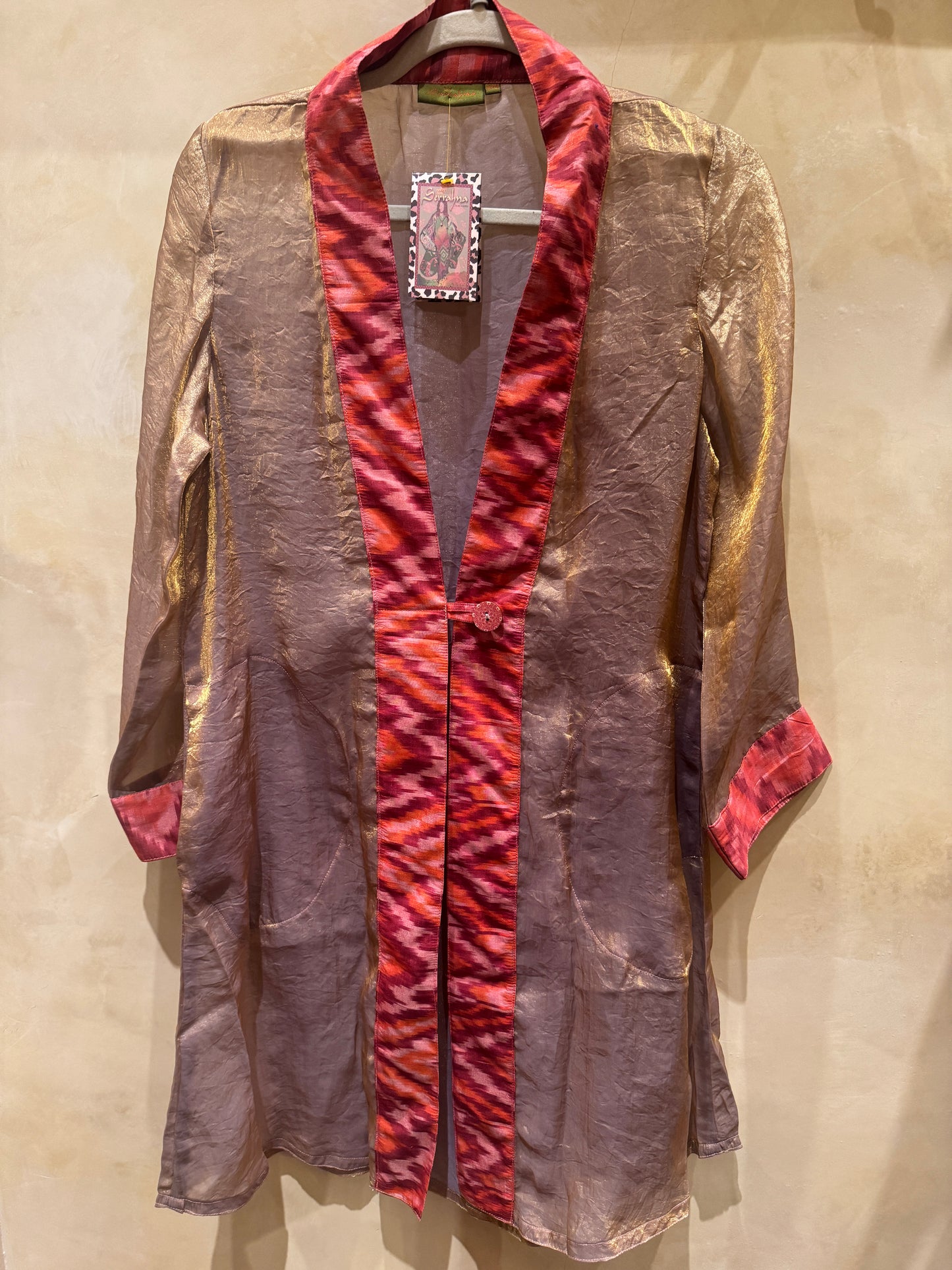 IRRIDESCENT SHIMMER SWING COATS