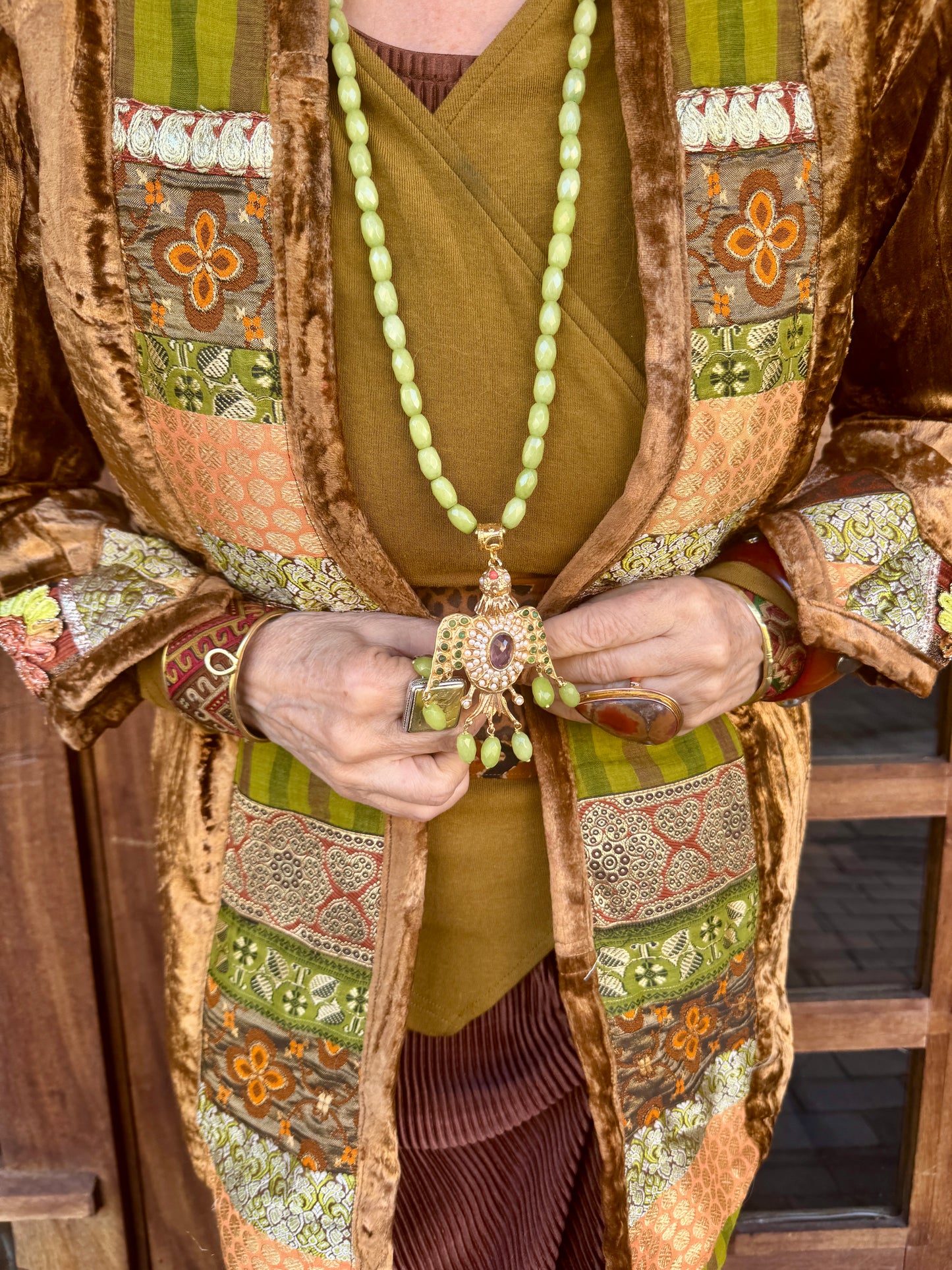 AUTUMN CRUSHED VELVET BLAZER