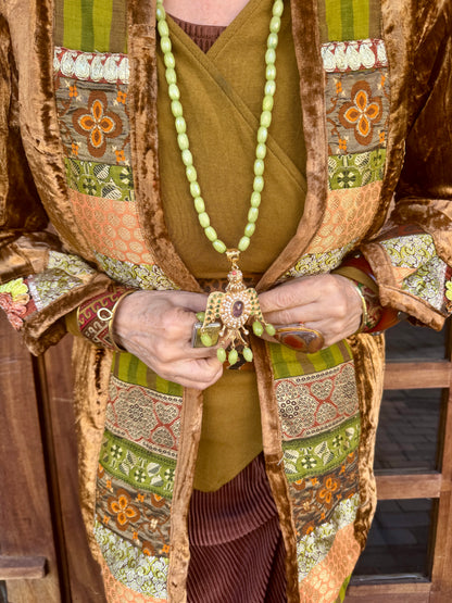 AUTUMN CRUSHED VELVET BLAZER