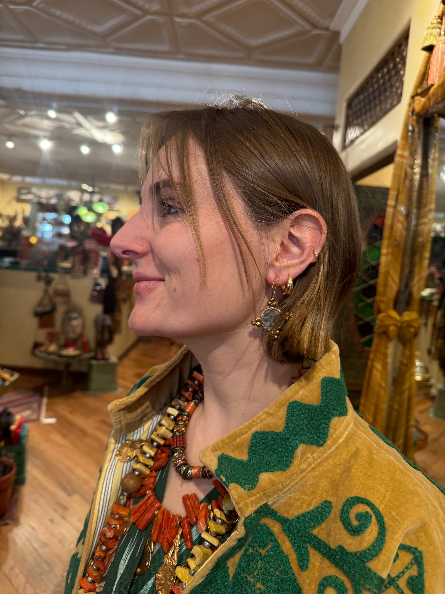 ROMÁN COÍN EARRINGS