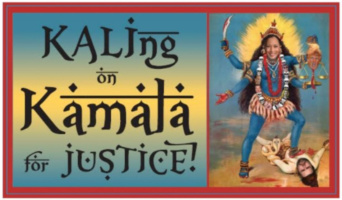 KALING ON KAMALA FOR JUSTICE BUMPER STICKER