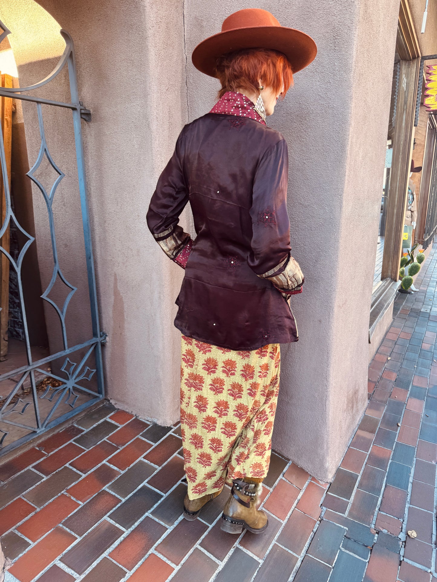 AUBERGINE SWING BLING JACKET