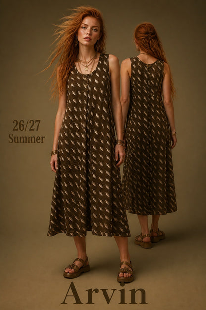WE GOT IKAT SLIP DRESSES 5 COLORS