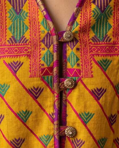 WOVEN RADIANCE HAND EMBROIDERED REDUX MASTERPIECES