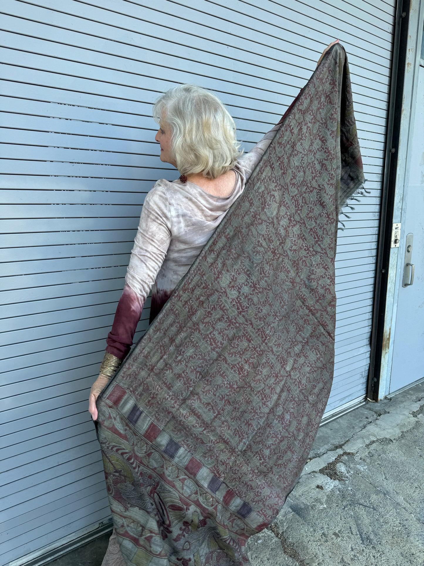 GREY GARDENS SILK SHAWL