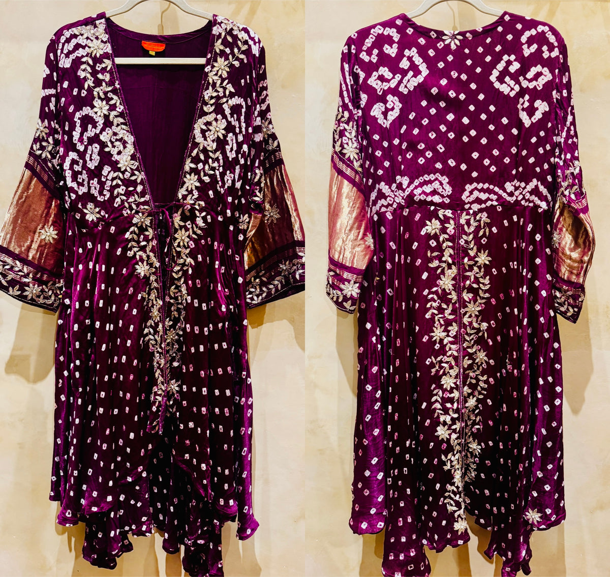 RAJESTIC BLING AZEEZA COAT DRESS