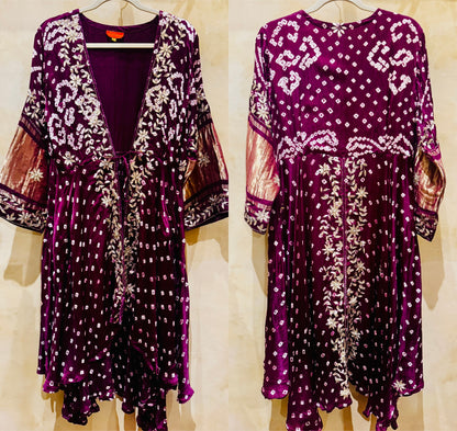 RAJESTIC BLING AZEEZA COAT DRESS