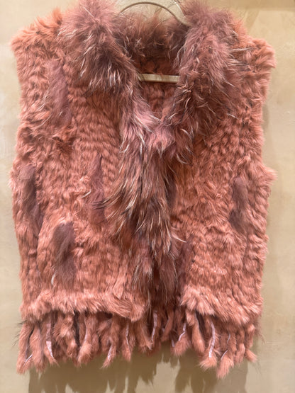 RAVISHING RABBIT FUR VESTS