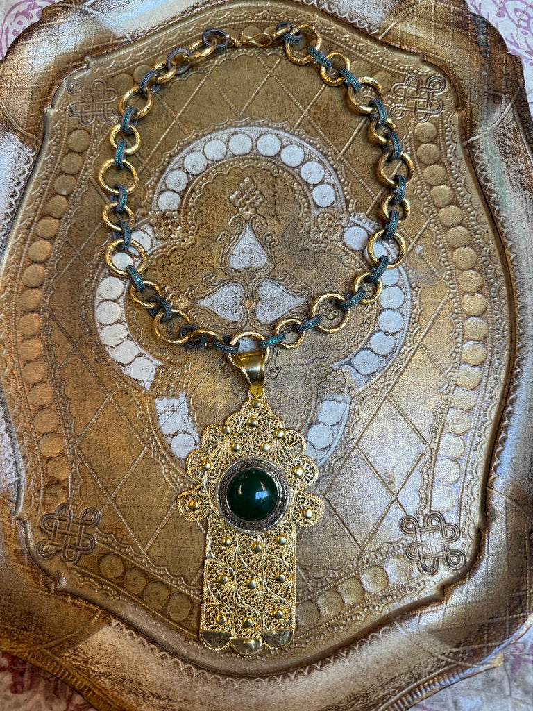 HAMSA FOR THE HOLIDAYS NECKLACE