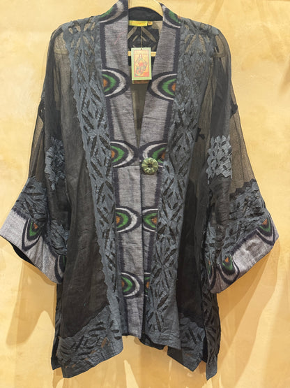 ORGANZA APPLIQUÉ KIMONO