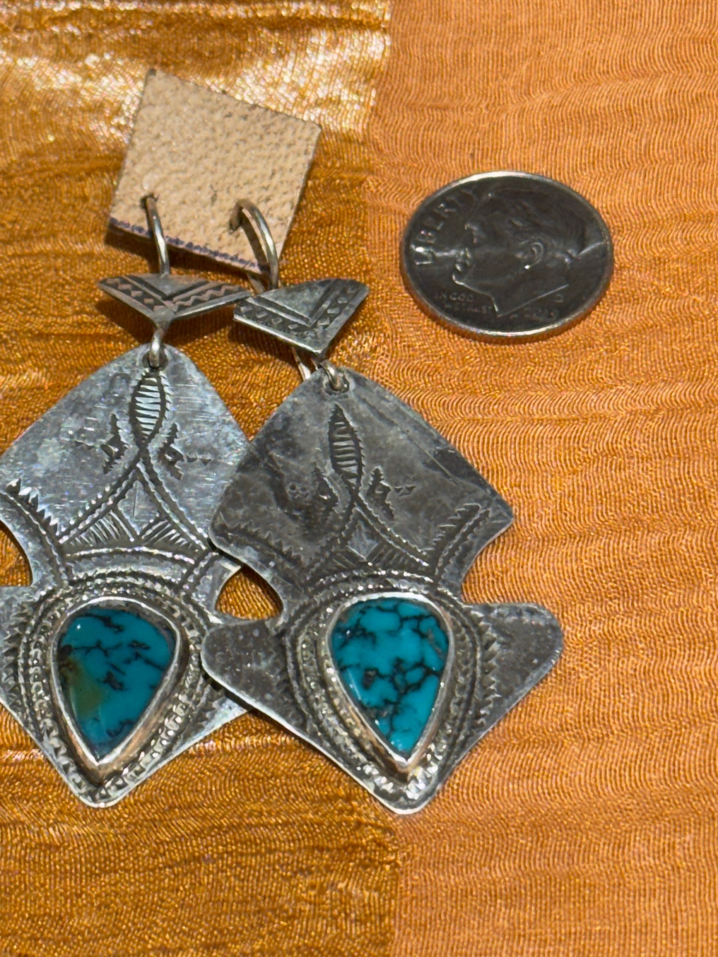 TUAREG TURQUOISE EARRINGS