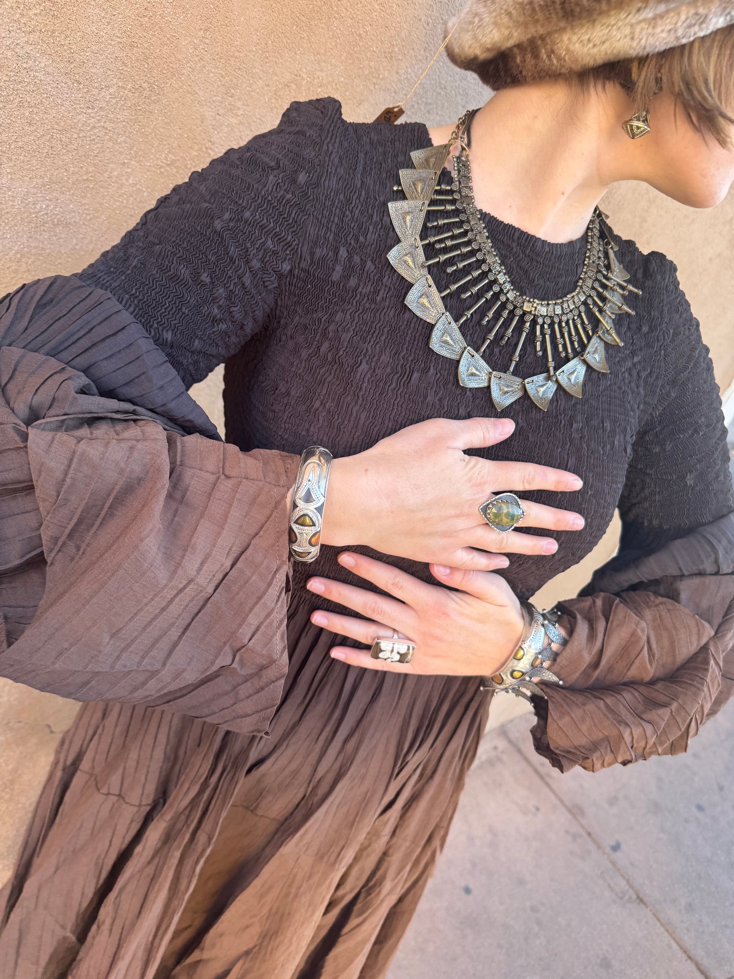 OMBRÉ GENEVIEVE CRUSH DRESS