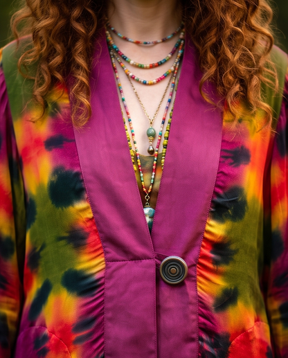 KALEIDOSCOPIC HAND DYED SWING JACKETS