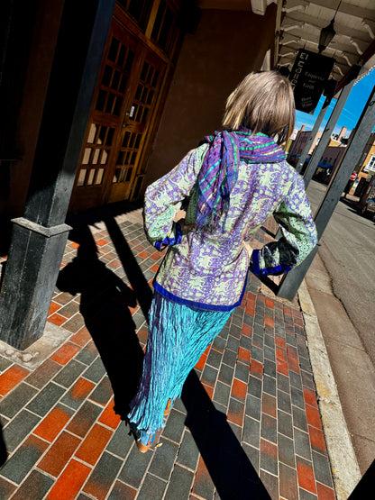 REVERSIBLE QUILTED SILK JACKET FOR ALL SEASONS