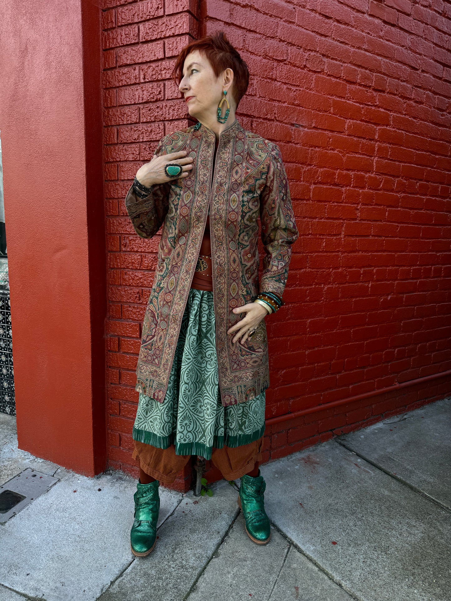 KASHMIRI PAISLEY PARADISE COAT