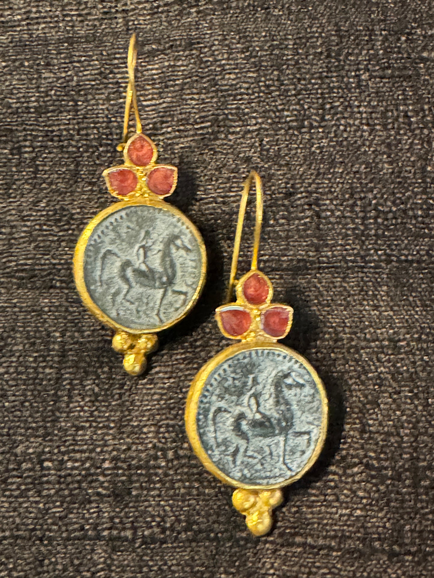 ALEXANDRIA THE GREAT COIN EARRINGS