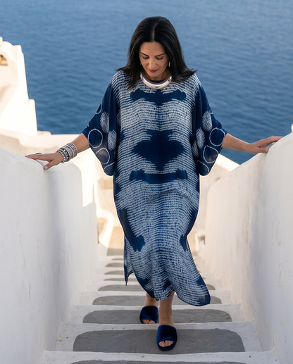BLUE WAVE KAFTAN