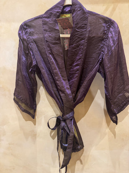SHIMMER TIE KIMONO
