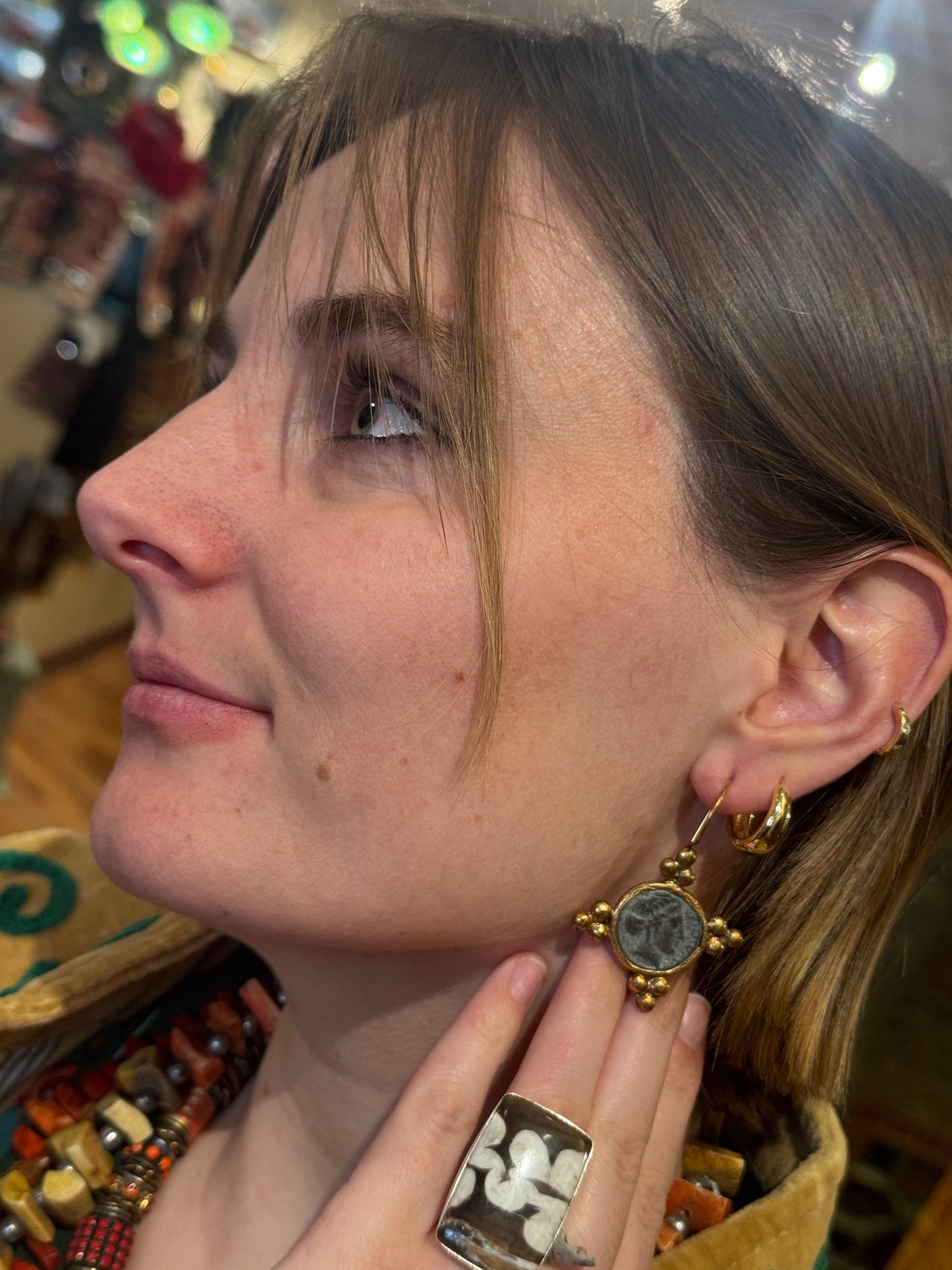 ROMÁN COÍN EARRINGS