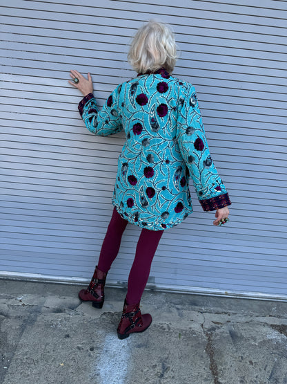 DAYS OF WINE AND ROSES TURQUOISE SKY JACKET