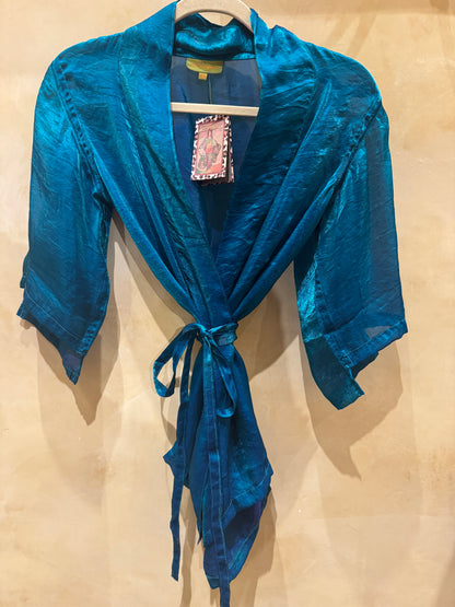 SHIMMER TIE KIMONO