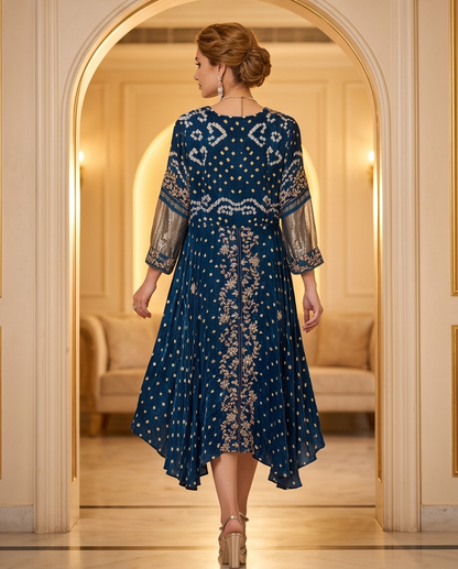 RAJESTIC BLING AZEEZA COAT DRESS