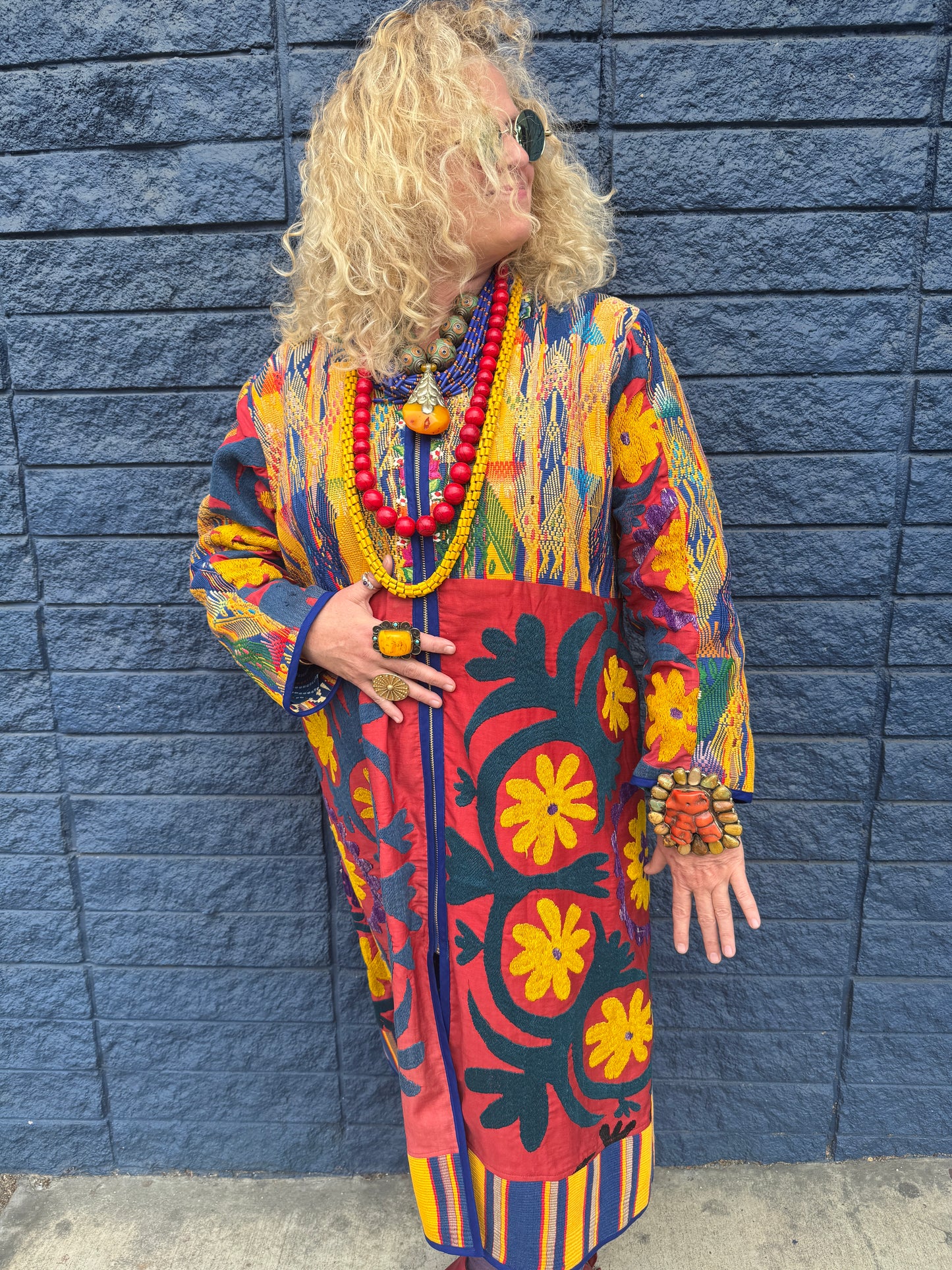 SUZANI HUIPIL DELUXE ZIP DUSTER