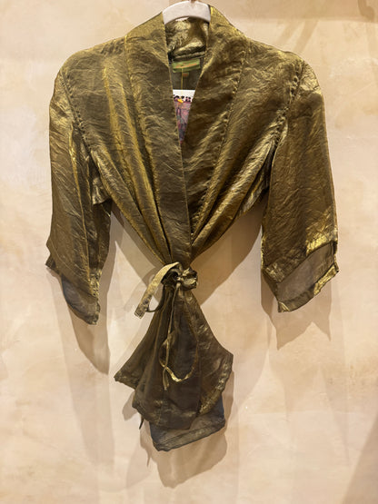 SHIMMER TIE KIMONO