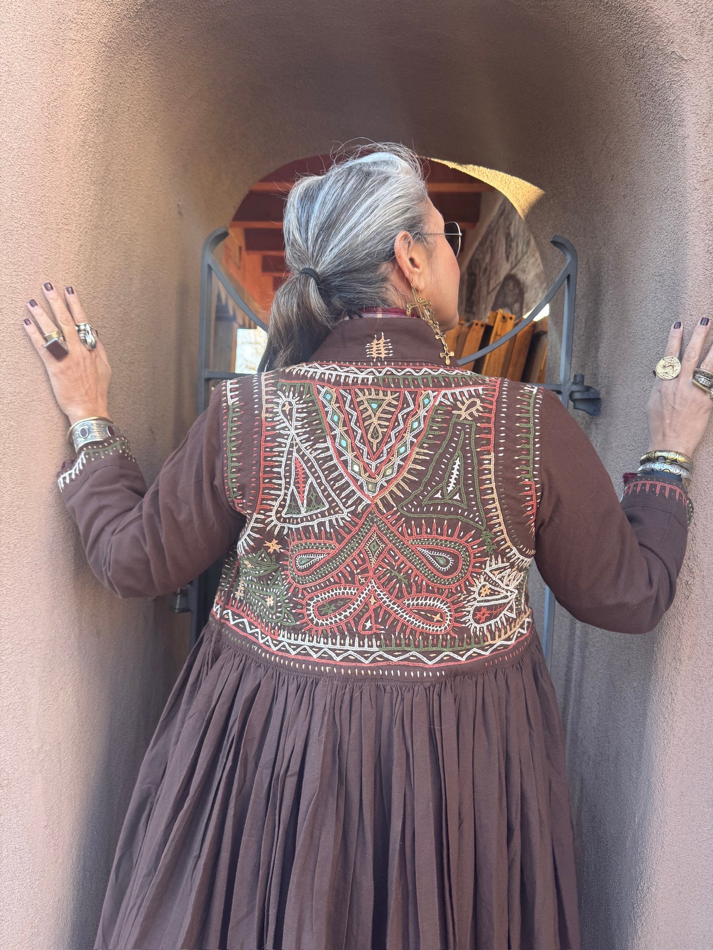 RABARI MAXI COAT DRESS