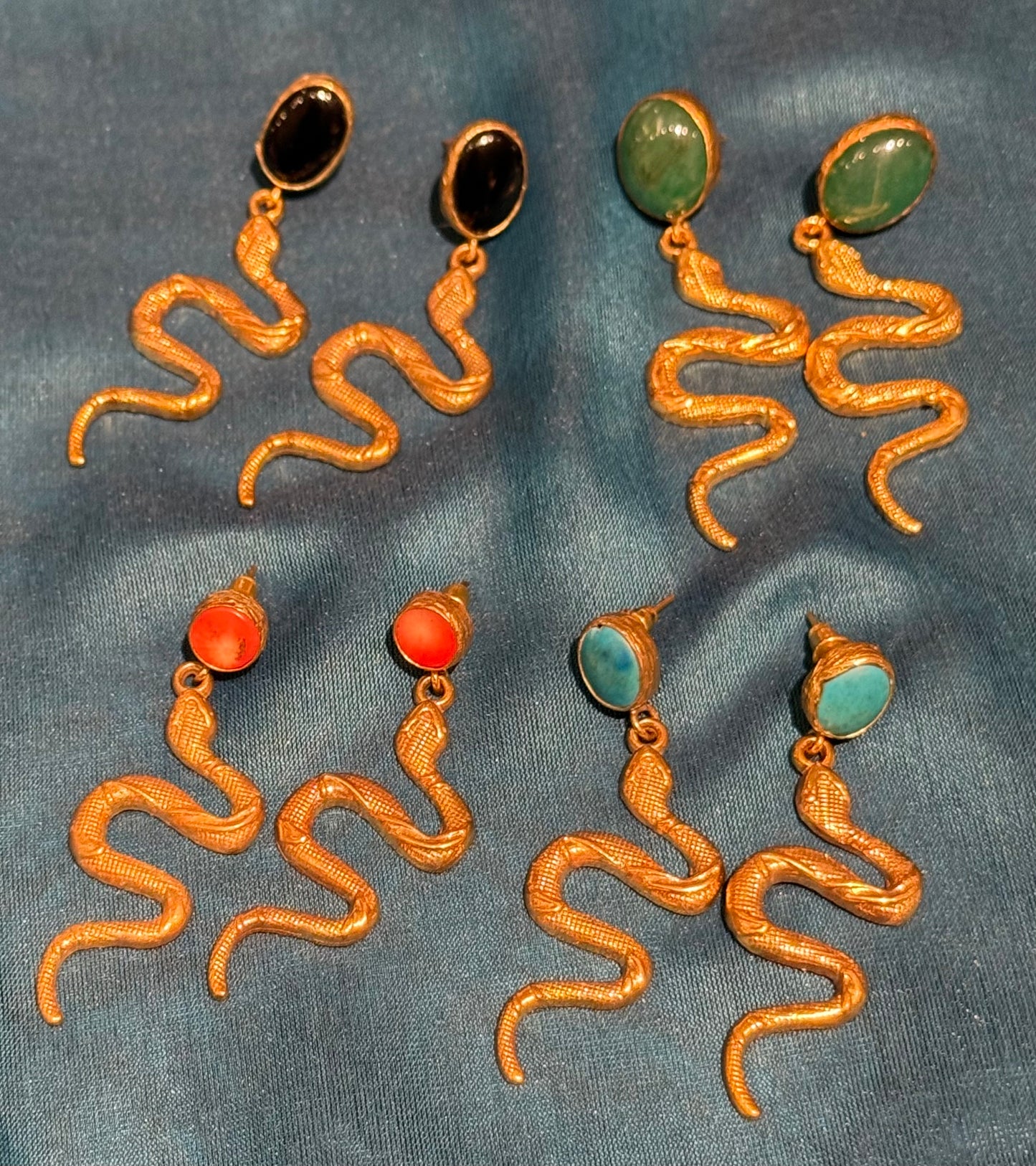 MEDUSA’S SNAKE EARRINGS