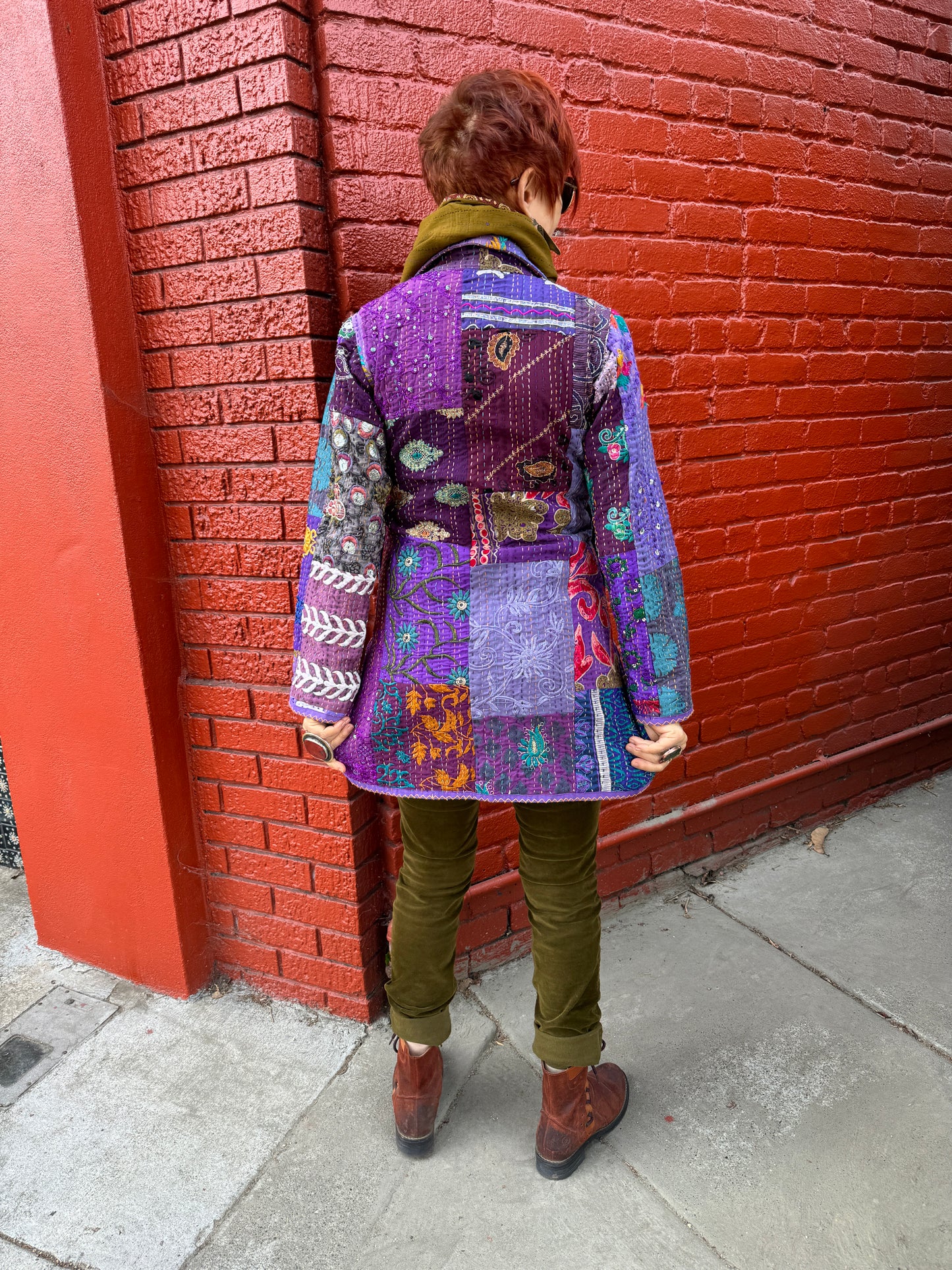 CHAGALL PATCHWORK ZIP JACKET