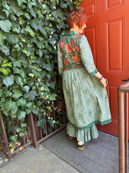 JUNGLE FLOWER TUNIC DRESS